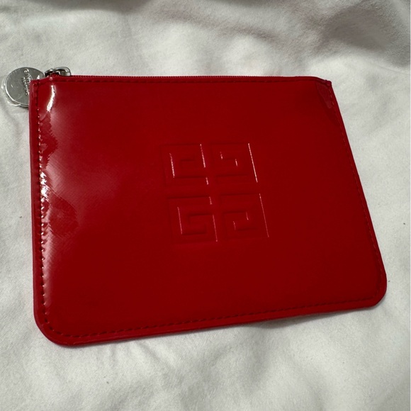 Givenchy Handbags - GIVENCHY PARFUMS RED NEW SMALL POUCH